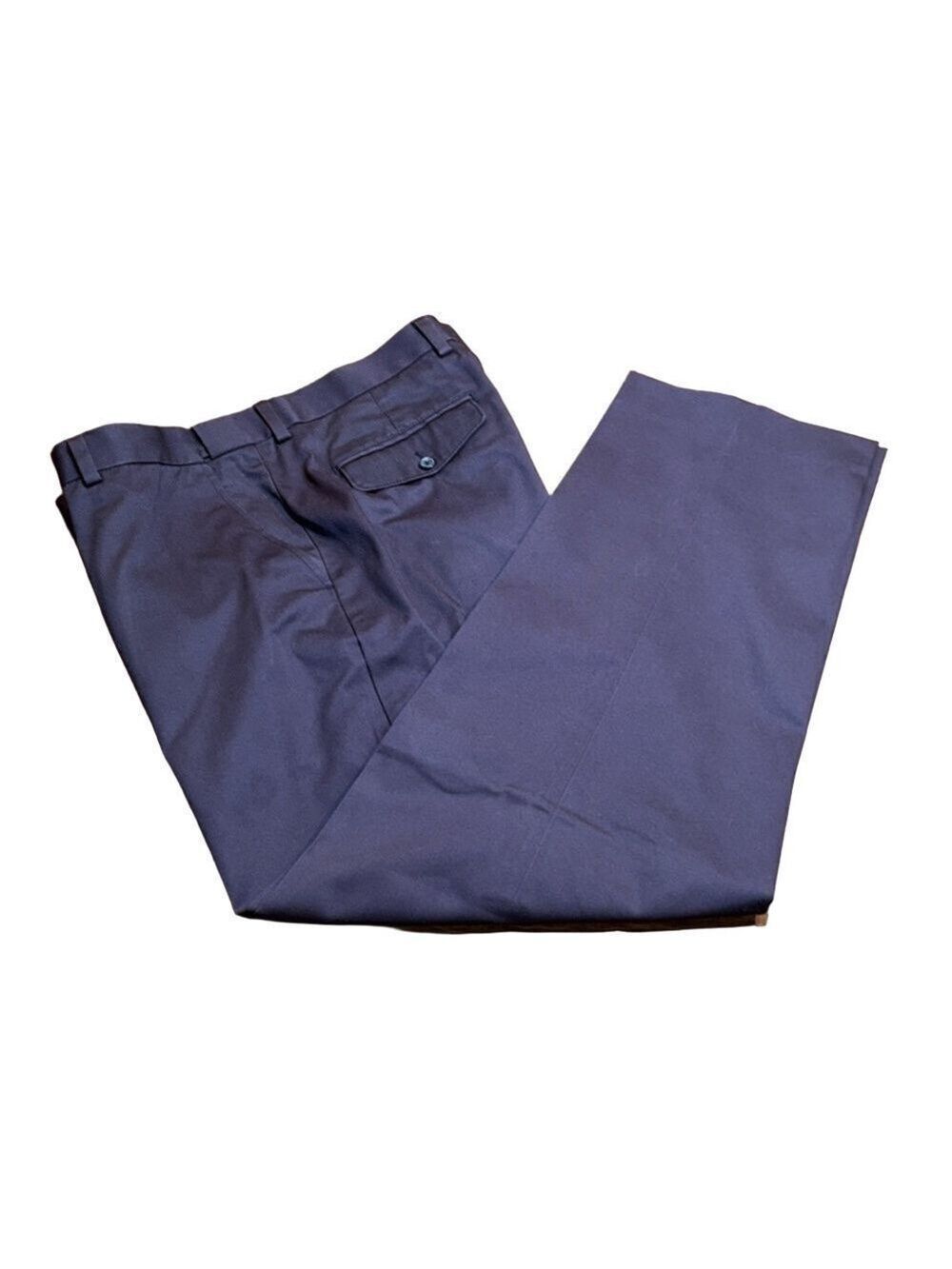 L.L. BEAN Men’s Navy Blue Comfort Waist Casual Pants Size 35